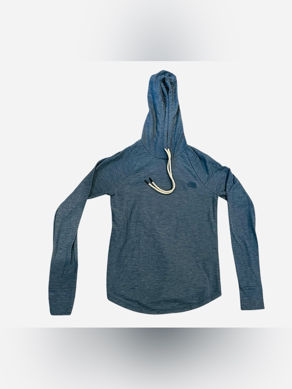 The North Face Heathered Slate Blue Crewneck Hoodie